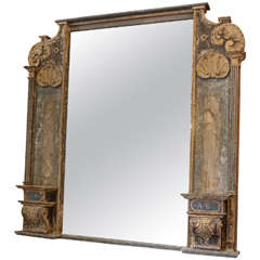 Spanish 17th Century Altar Frame Made into Mirror