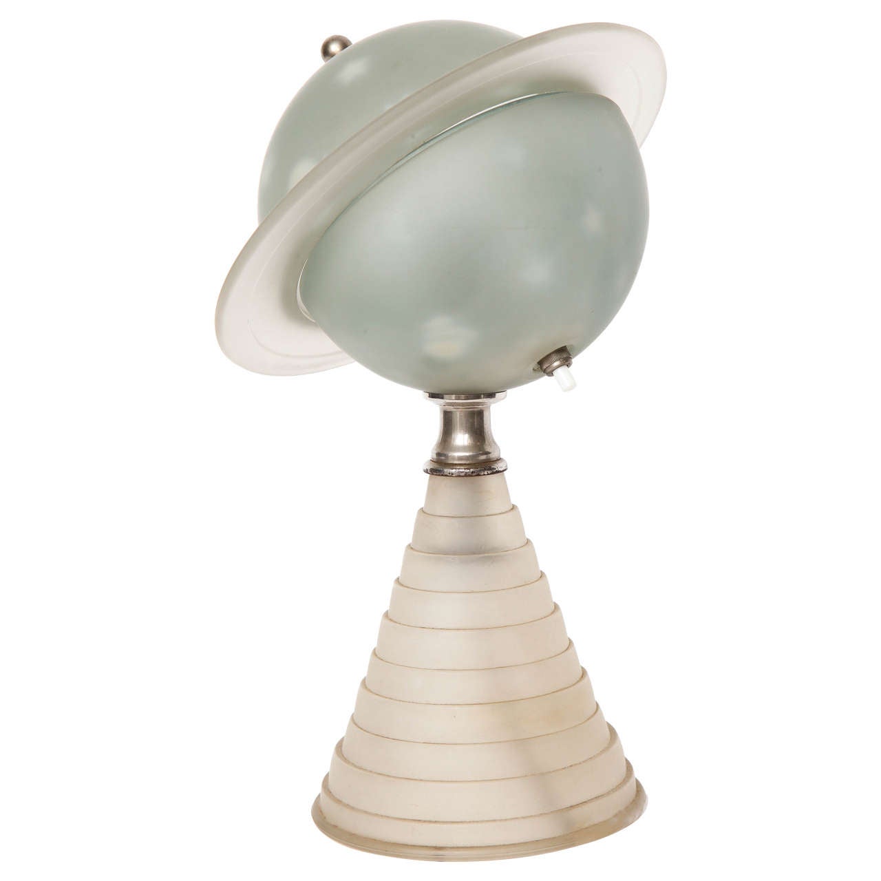 Rare 1930s "Saturne" Lamp