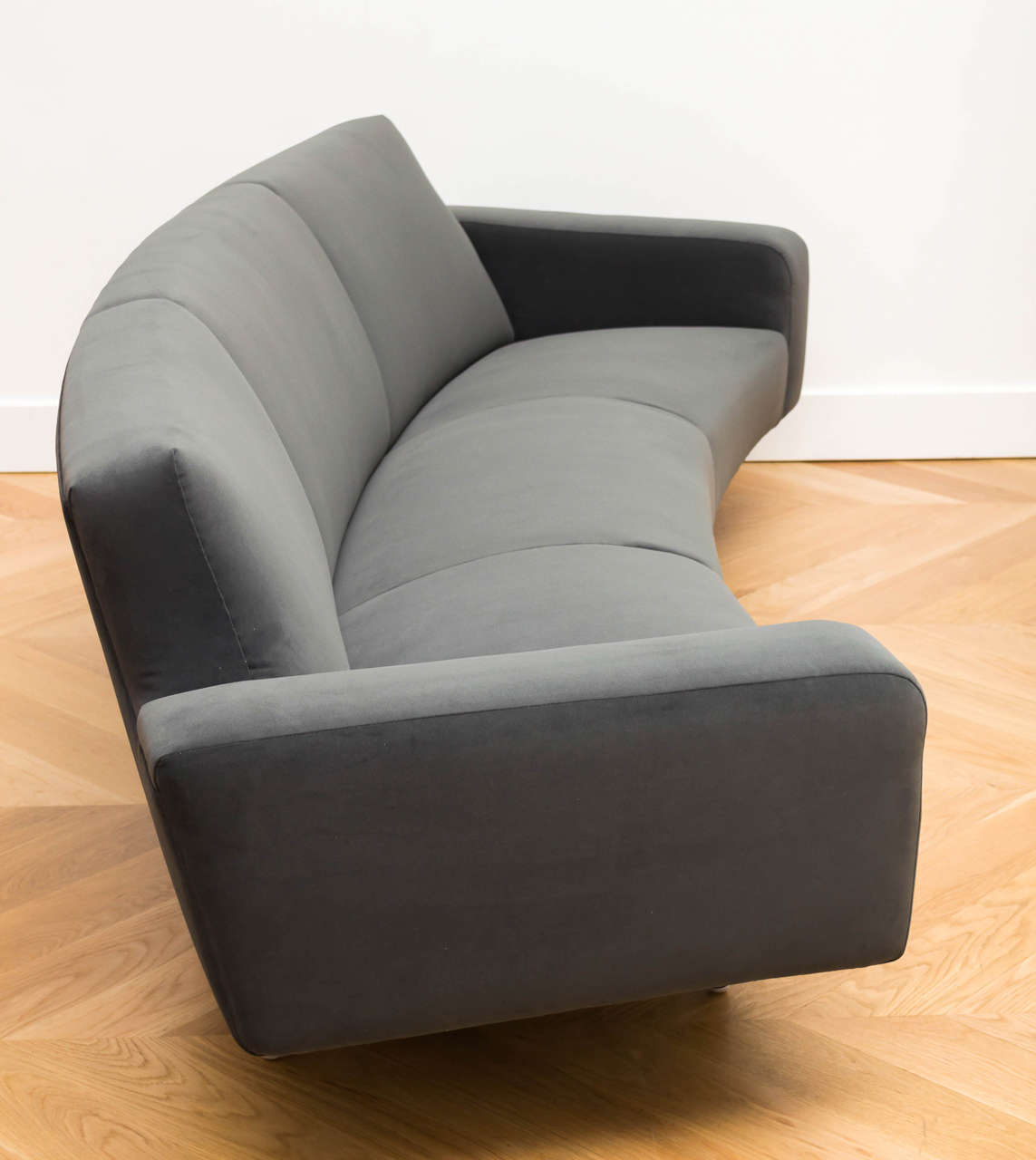 Illum Wikelso Curved Danish Sofa