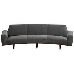 Illum Wikelso Curved Danish Sofa
