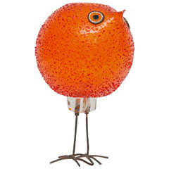 Alessandro Pianon for Vistosi "Pulcini" Glass Bird Sculpture