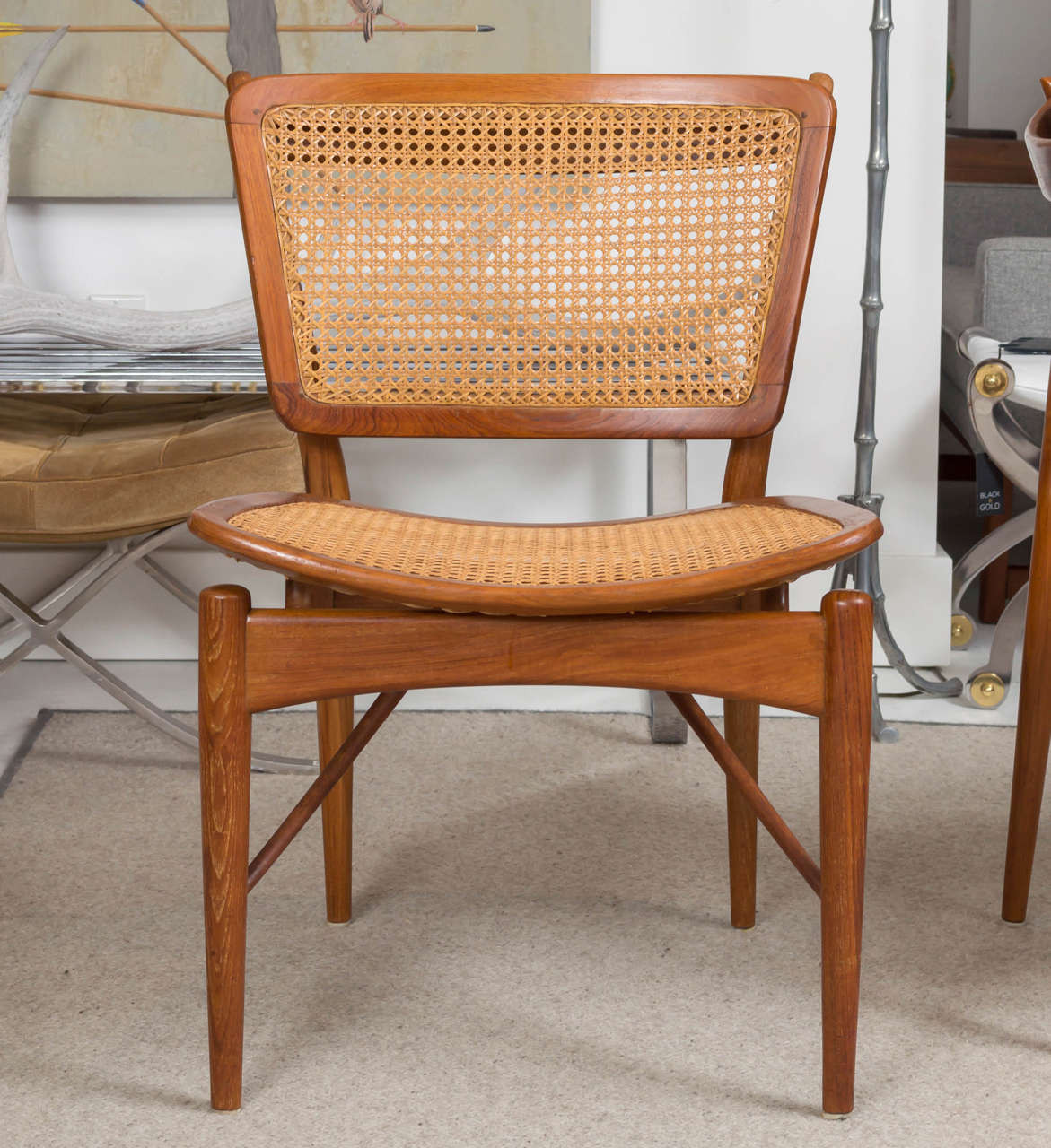 American Set of Four Finn Juhl NV -51 Chairs For Sale