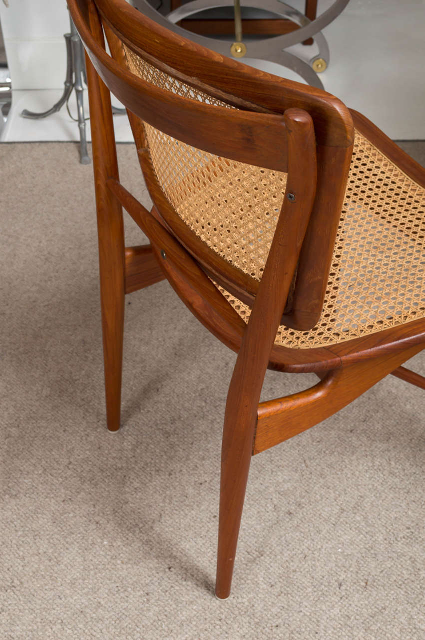 Mid-20th Century Set of Four Finn Juhl NV -51 Chairs For Sale