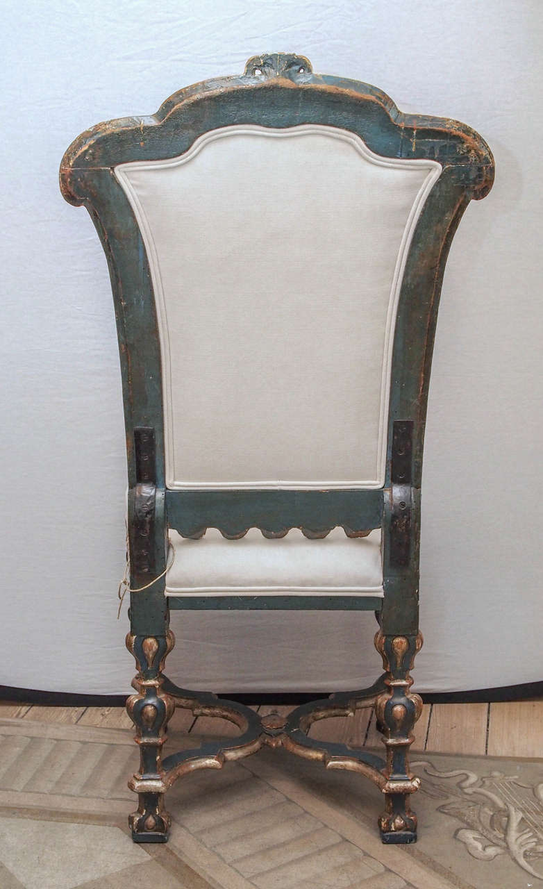Pair of Italian Baroque Side Chairs 1