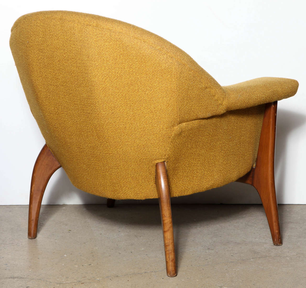 Fabric Adrian Pearsall for Craft Associates Lounge Chair