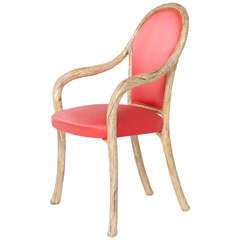Faux Bois Side Chair