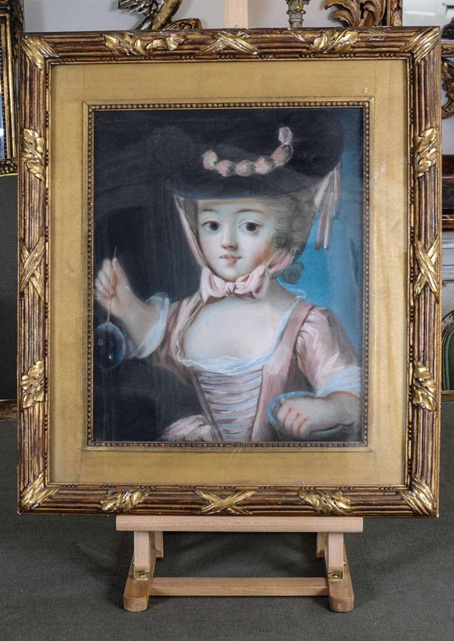 18th Century French Pastel Painting