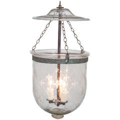 Star Grid Bell Jar Lantern, England, circa 1810