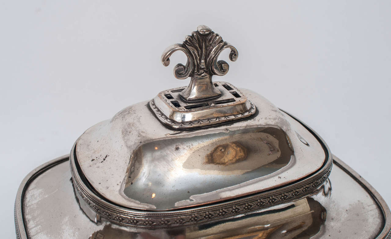 English Egyptian Revival Hot Water Urn, Probably Sheffield England, circa 1820