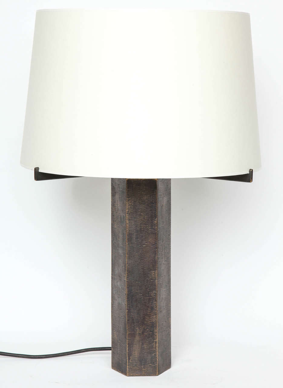 Coppia di lampade di Jules Wabbes