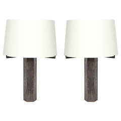 Pair of Lamps by Jules Wabbes