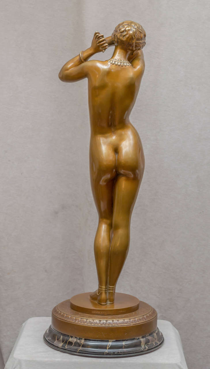 Neoclassical Large Figure of a Nude Titled 