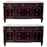 Pair of Important Maison Jansen French Commodes
