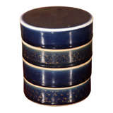 Chinese Gilt Porcelain Stacked Box