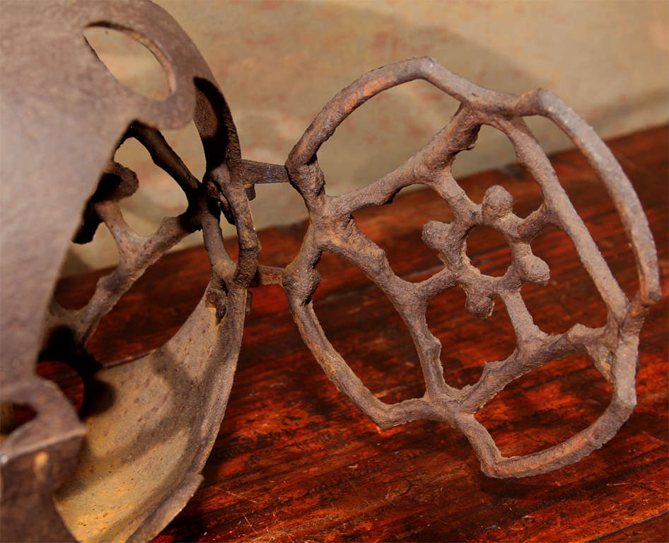 Japanese Cast Iron Hanging Lantern 4