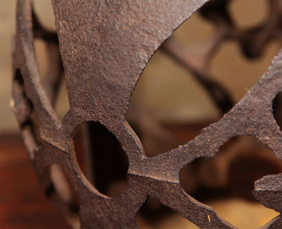 Japanese Cast Iron Hanging Lantern 6