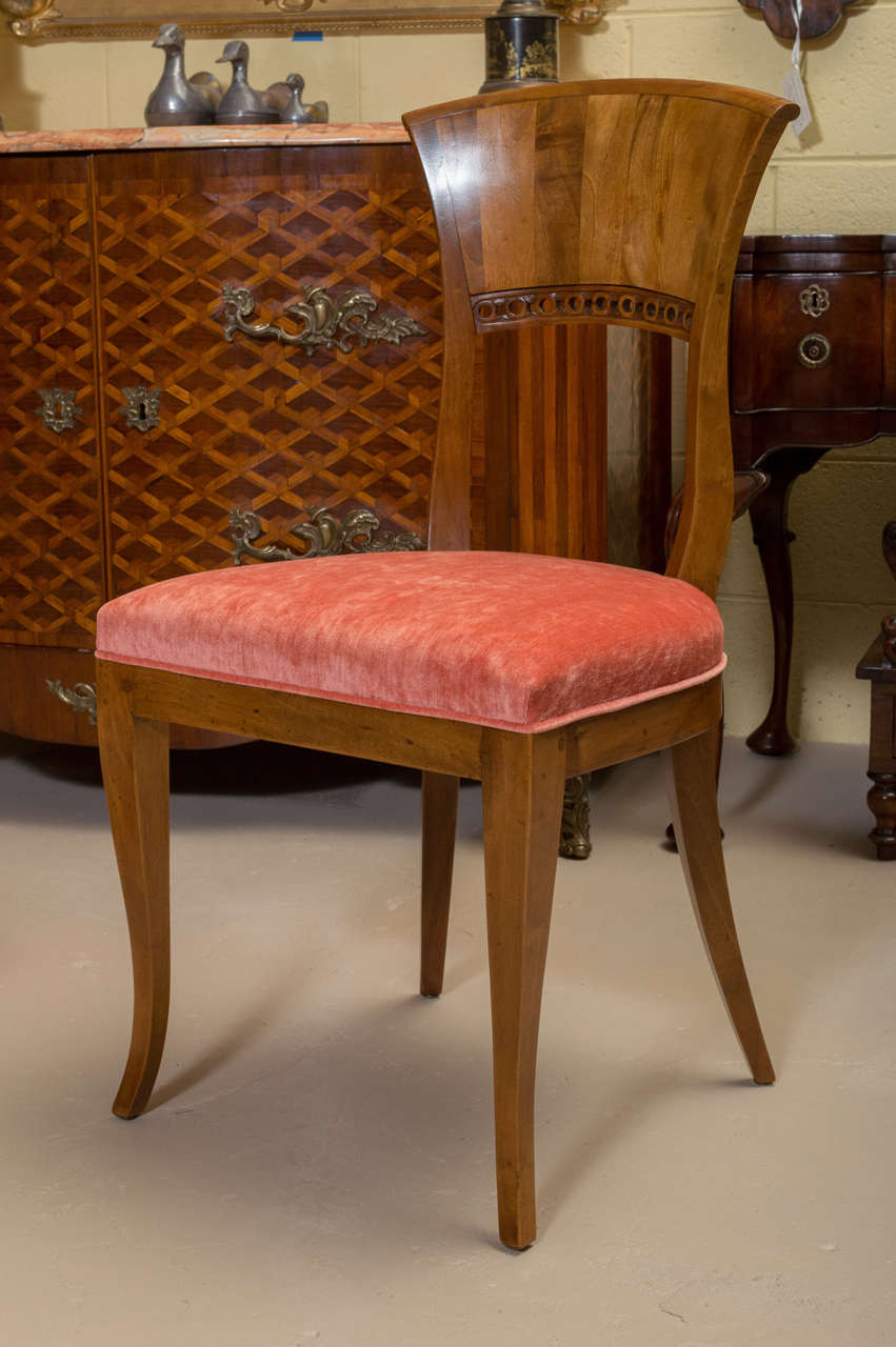 20th Century Set of Four Biedermeier Style Side Chairs