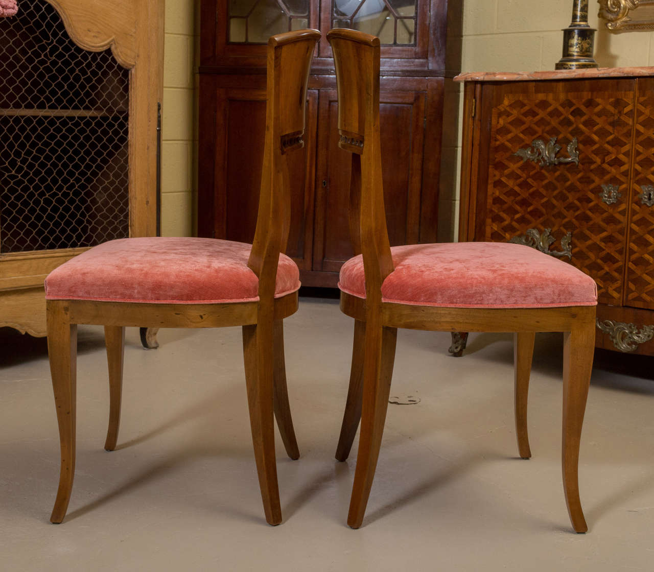 Set of Four Biedermeier Style Side Chairs 1