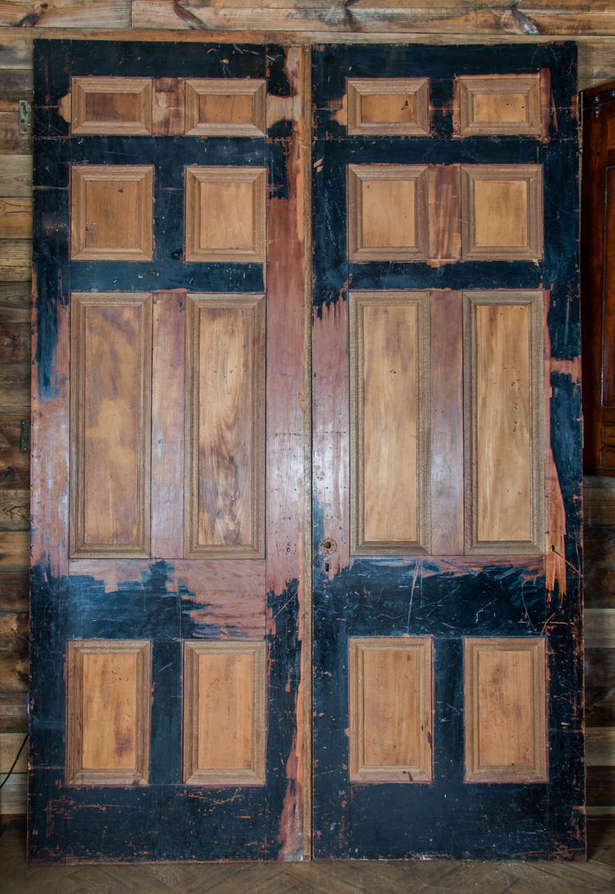 Large Antique Dividing Doors from a Georgian Townhouse in London