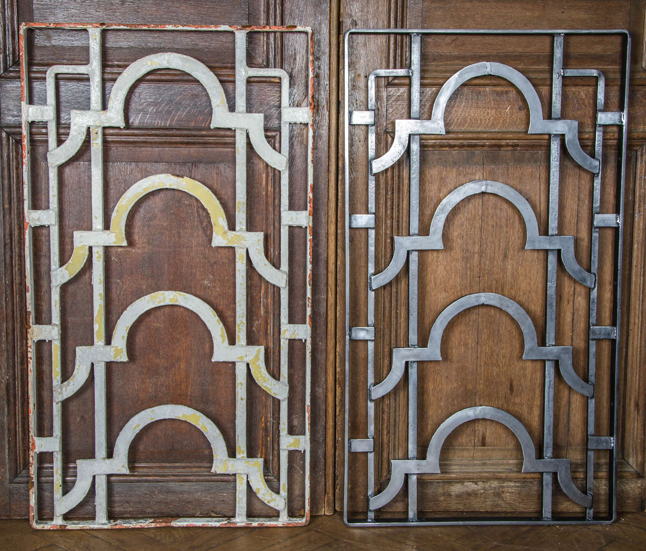 Art Deco Cast Iron Grills, 100 Available