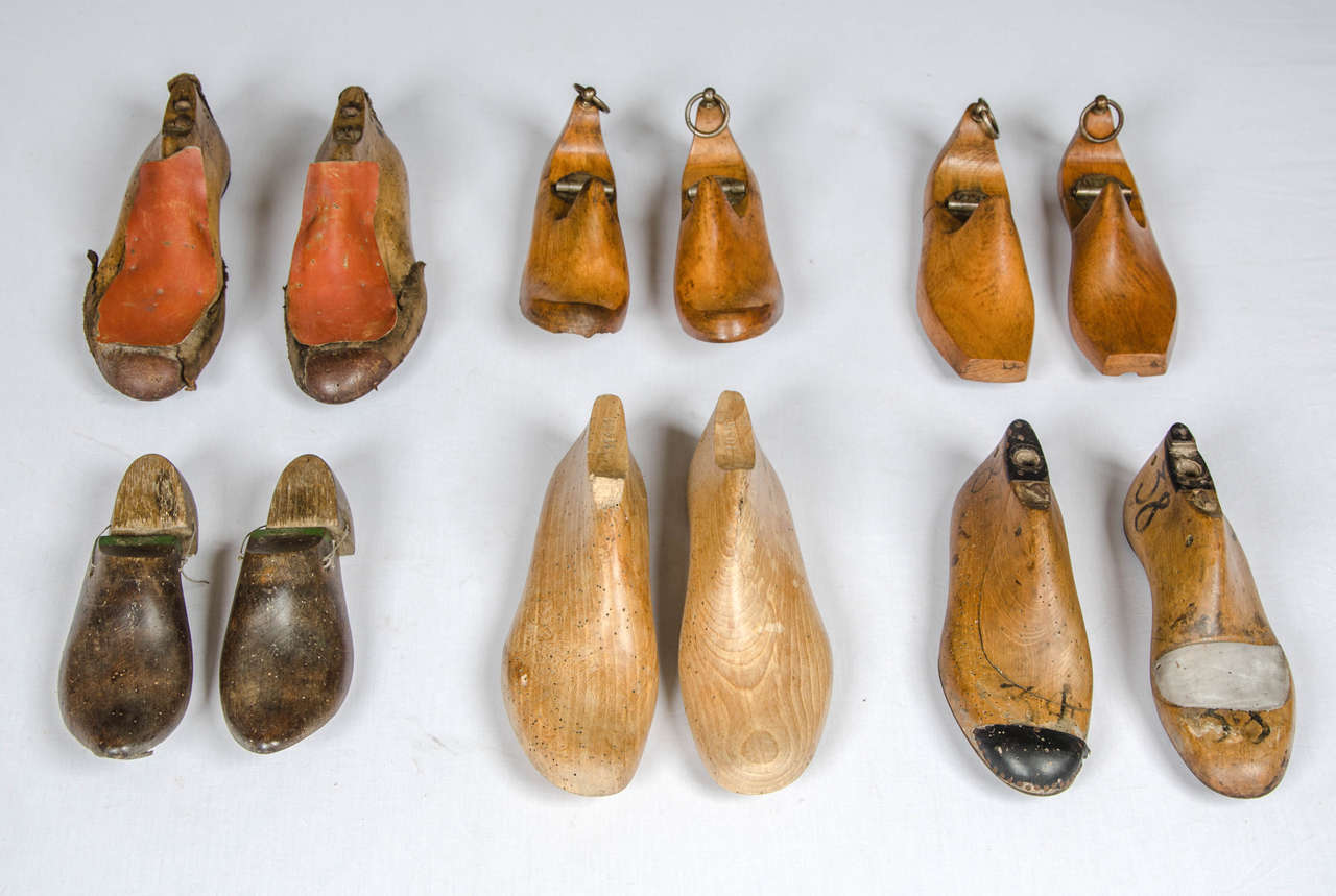 Reclaimed Vintage Wooden Cobbler's Lasts or Shoe Moulds