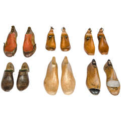 Reclaimed Vintage Wooden Cobbler's Lasts or Shoe Moulds