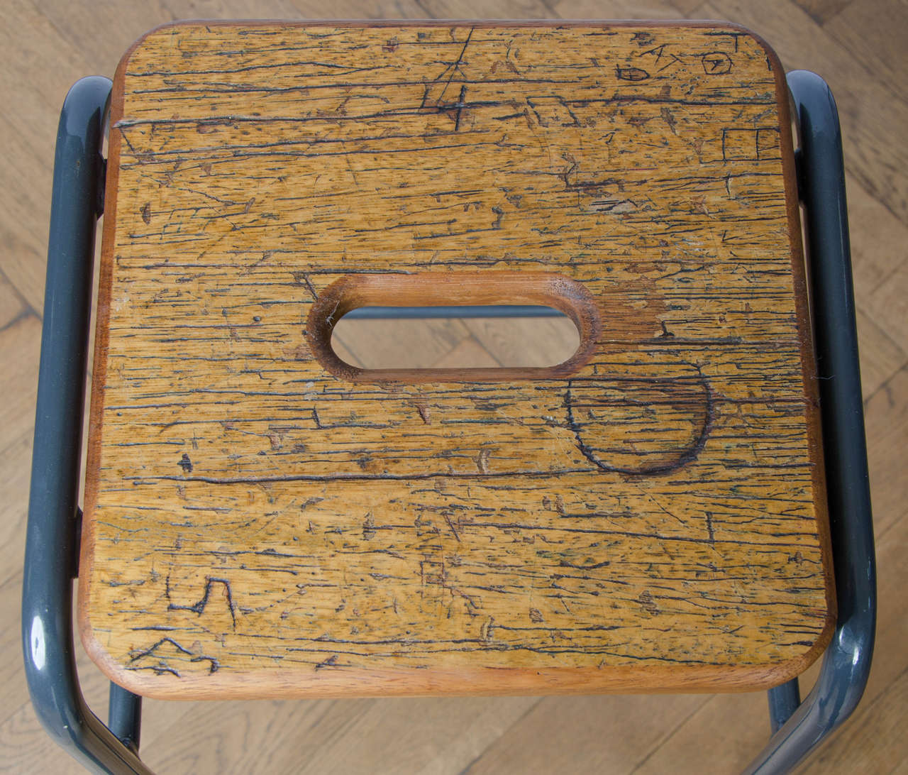 Retro Teak Top Stool, 30 Available 2