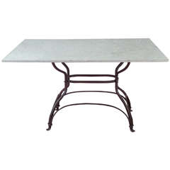 Retro Indoor or Outdoor Bistro Garden Table