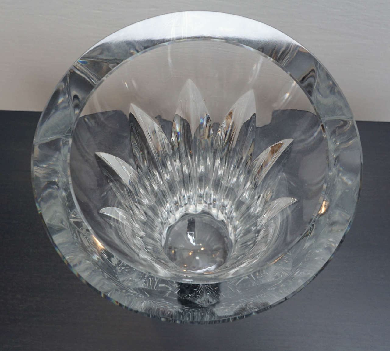 Mid-Century Modern Baccarat Pauline Vase, Stunning and Special For Sale