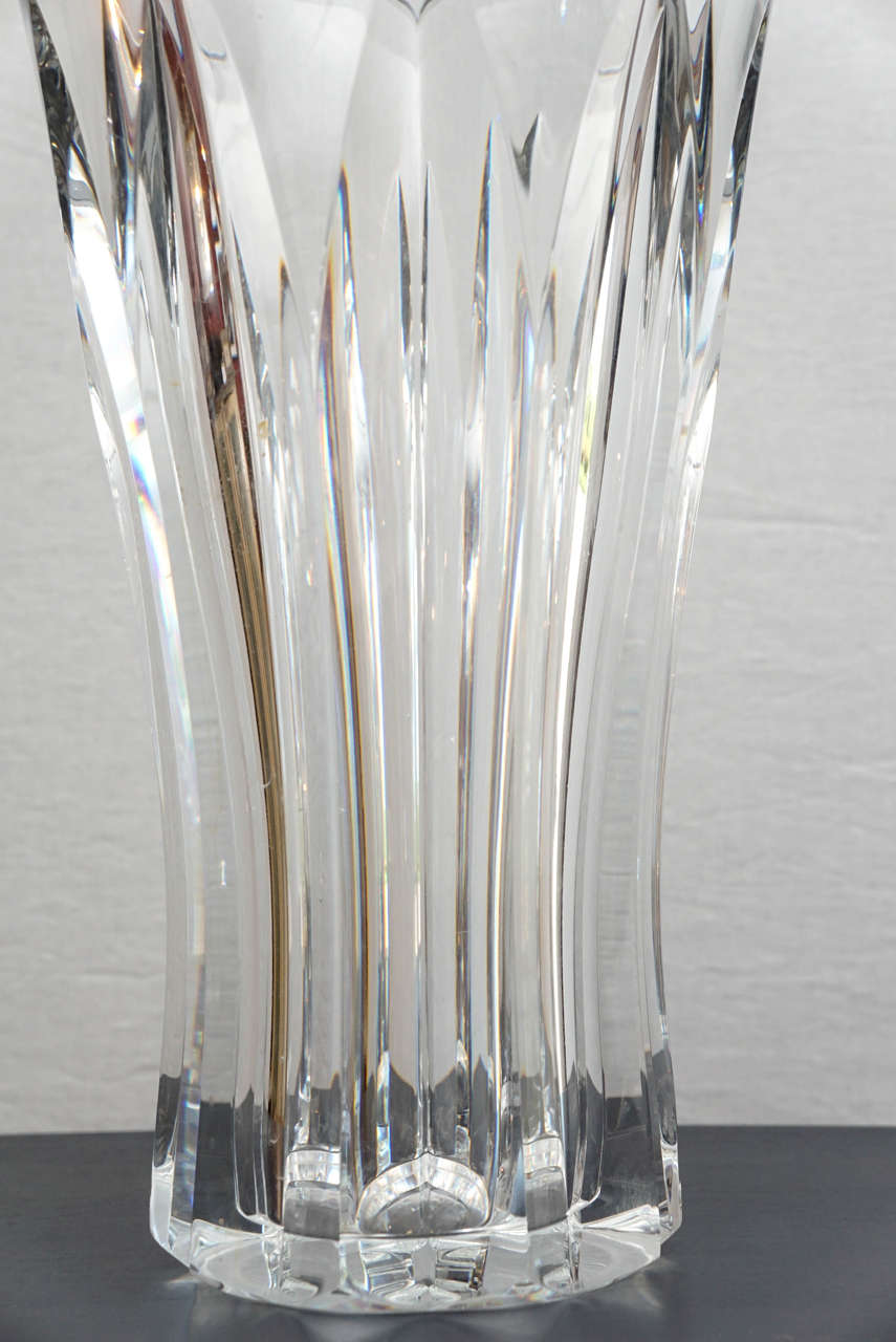 Baccarat Pauline Vase, Stunning and Special In Good Condition For Sale In Sheffield, MA