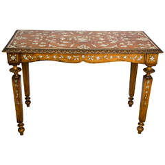 Italian 18th Century Inlaid Walnut Centre Table