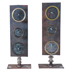 Pair of Magiscope Table Top Sculptures by Feliciano Béjar