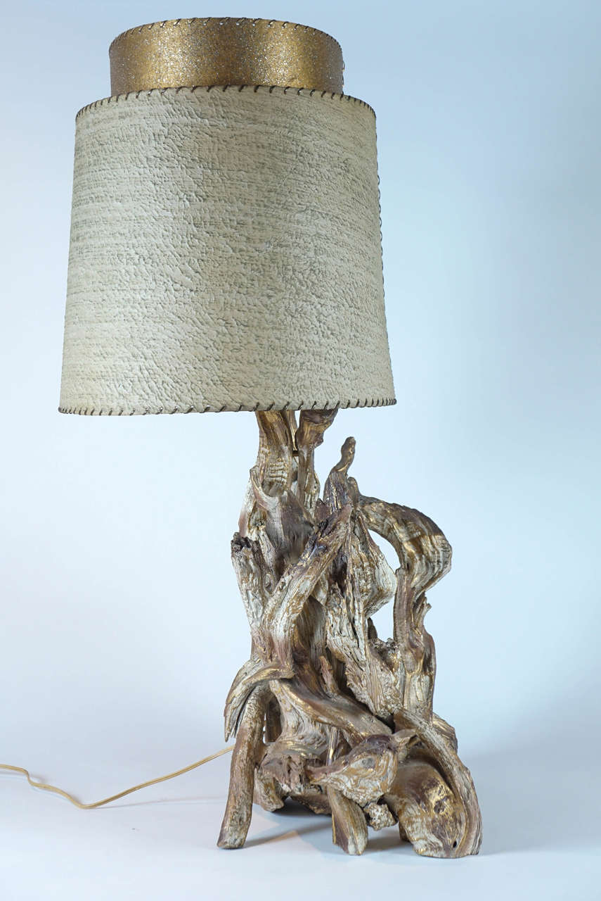 Monumental Driftwood Table Lamp 4