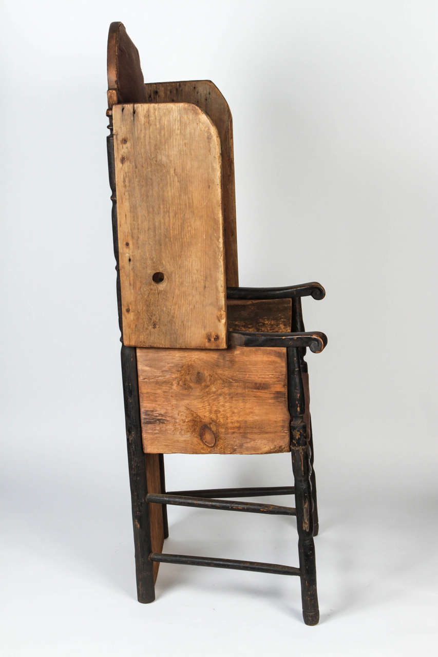 Early American Primitive Chair In Good Condition In Los Angeles, CA