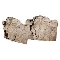 Pair of Architectural Fragments Belle Epoque