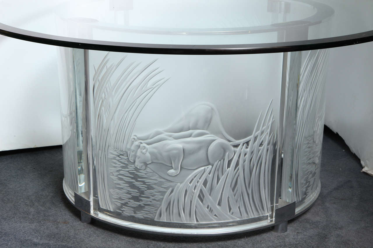 lalique coffee table
