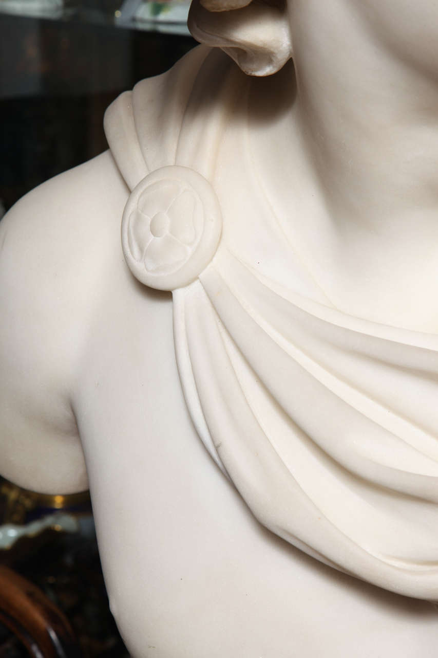 antique marble bust