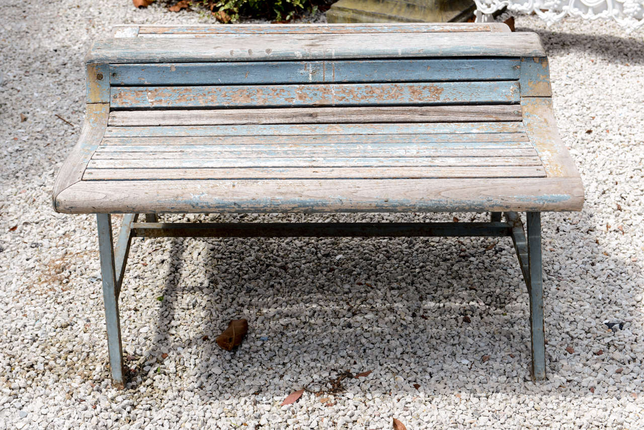 Antique French Park Bench In Good Condition In West Palm Beach, FL
