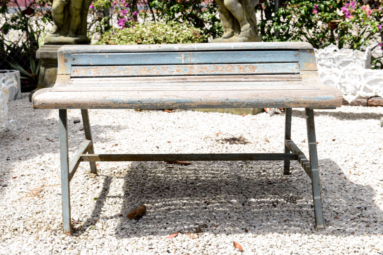 20th Century Antique French Park Bench