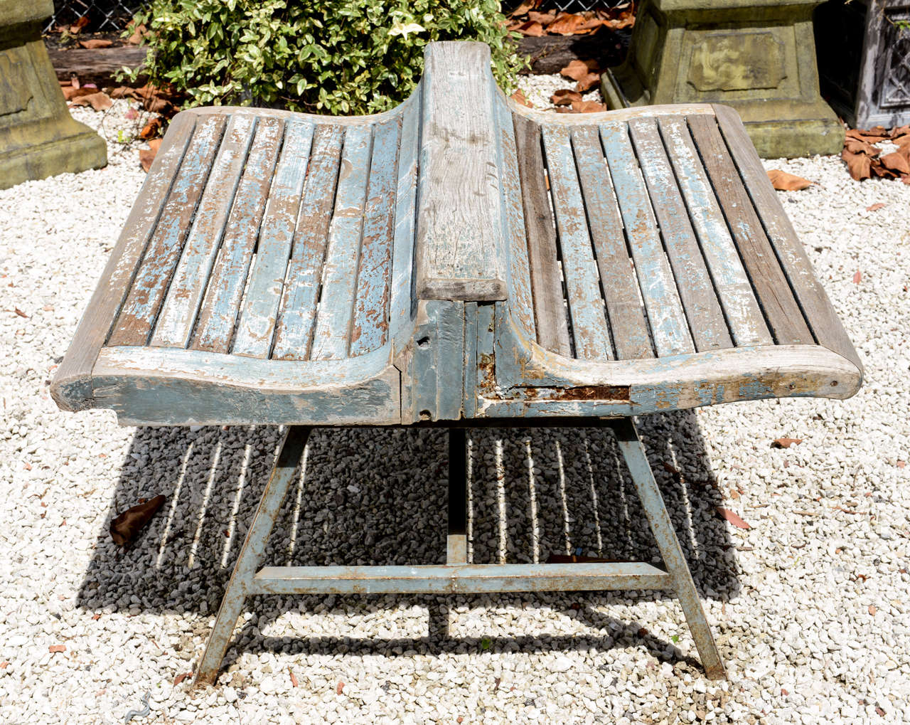 Antique French Park Bench 1