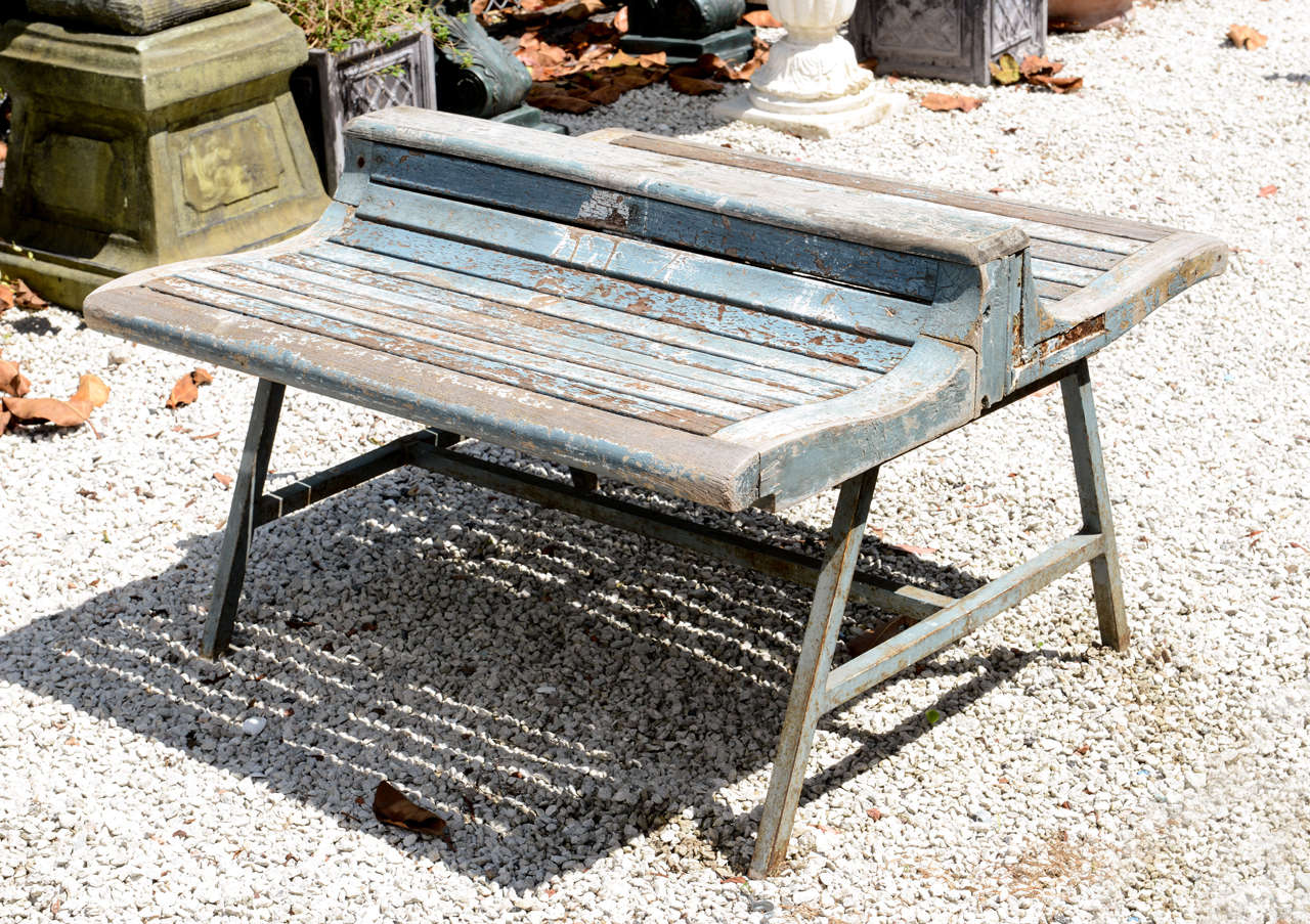 Antique French Park Bench 3