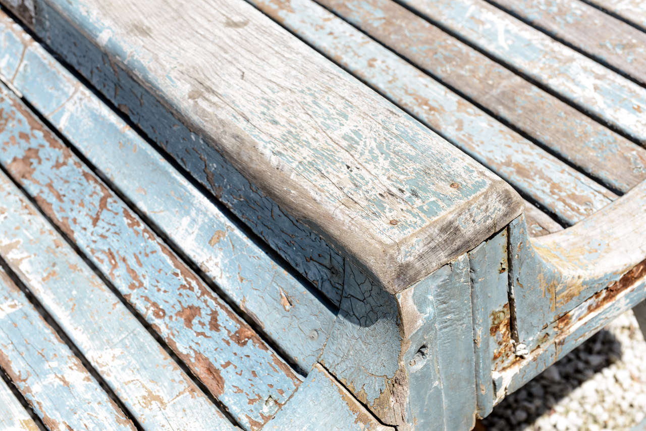 Antique French Park Bench 5