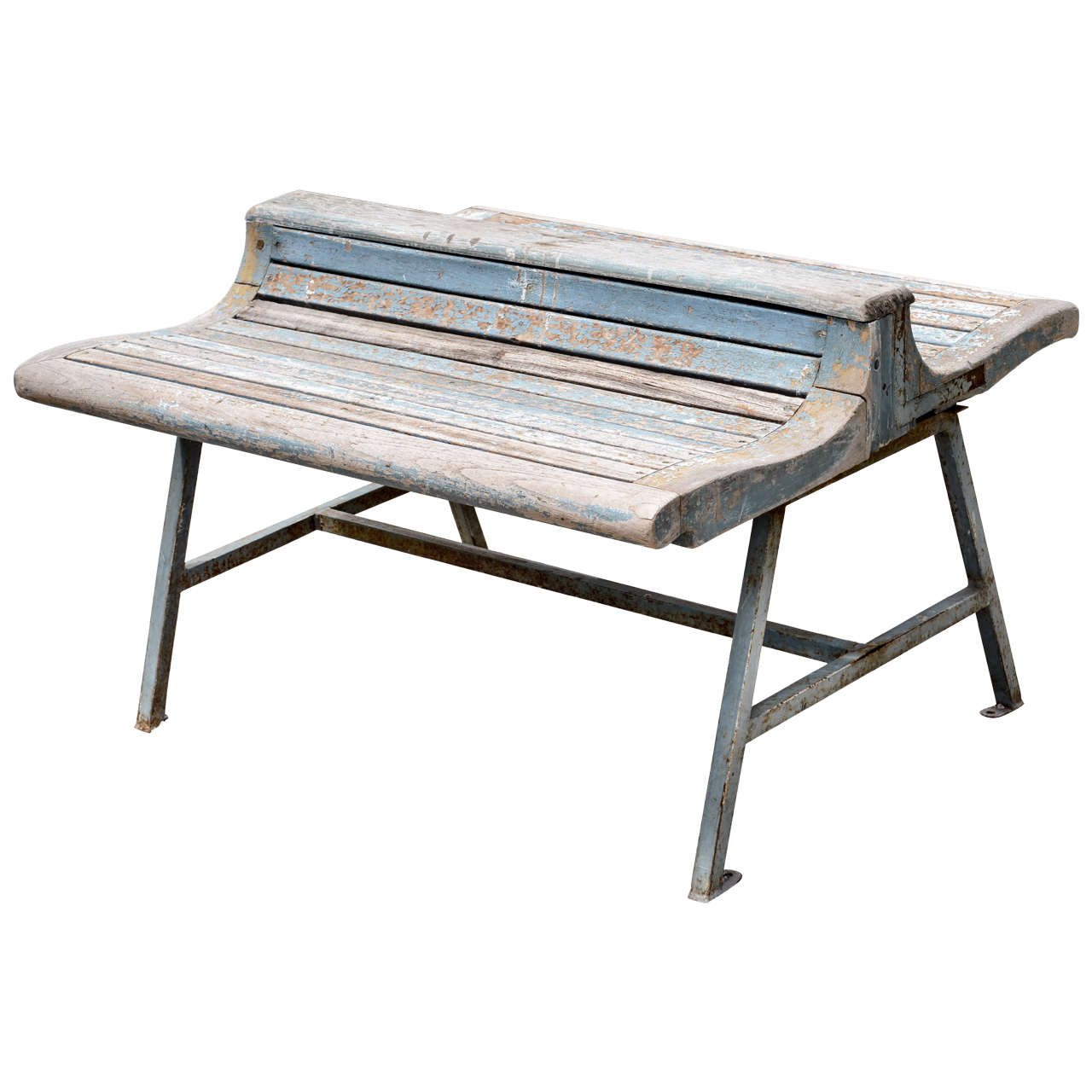 Antique French Park Bench