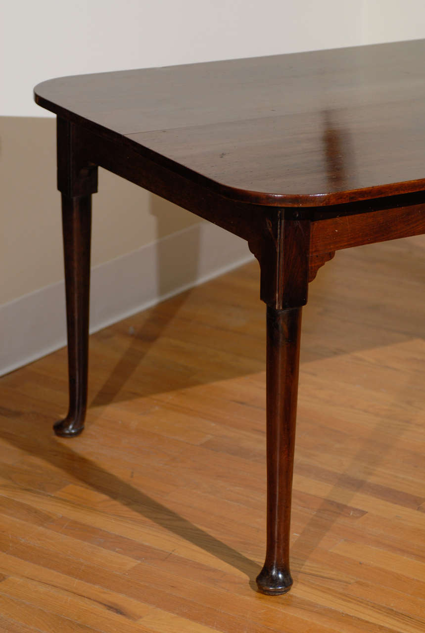 English Country table with lovely pad feet.  This would be a wonderful game table.