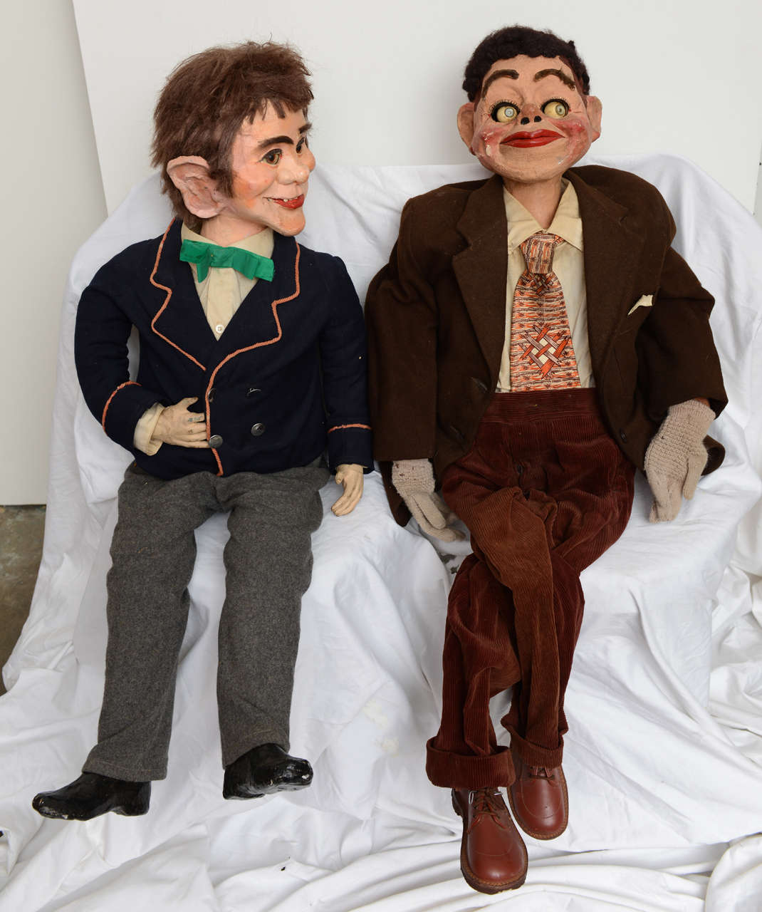 American Pair of Ventriloquist Dummies