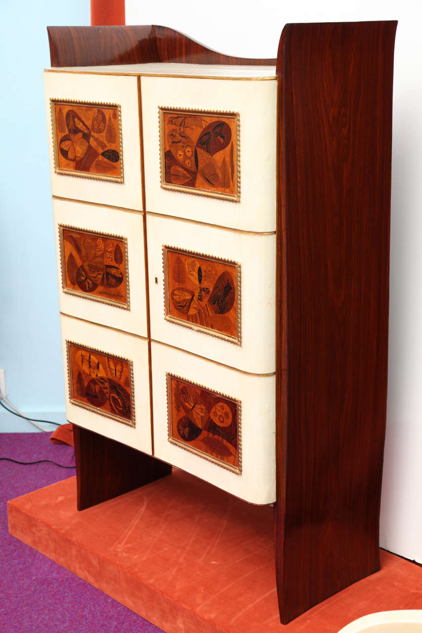 Extraordinary Bar Cabinet by Luigi Scremin