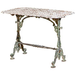 French Iron Table