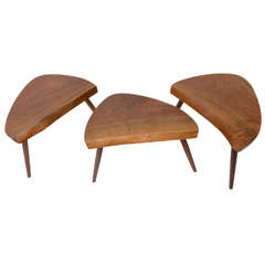 George Nakashima Wepman Stools/Side Tables