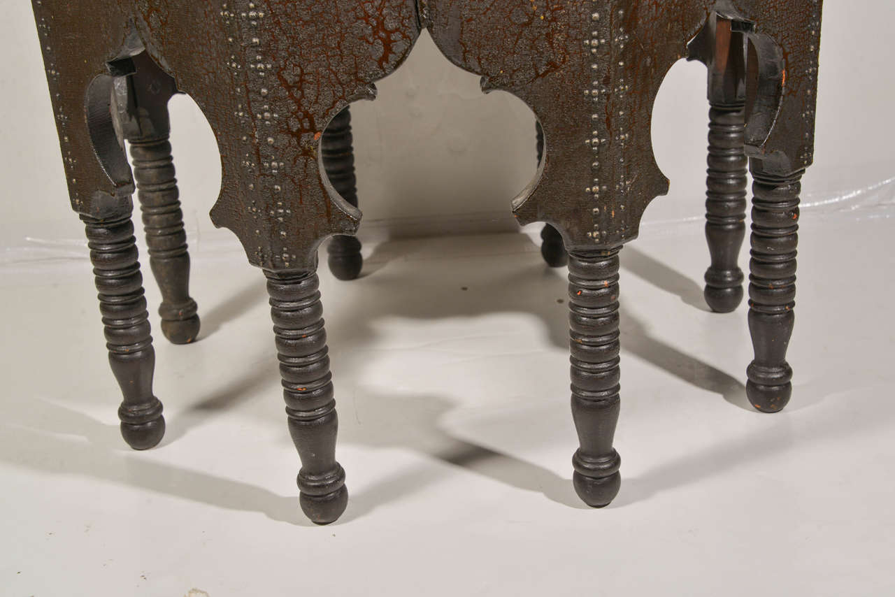Moorish Style Octagonal-shaped End Table For Sale 1