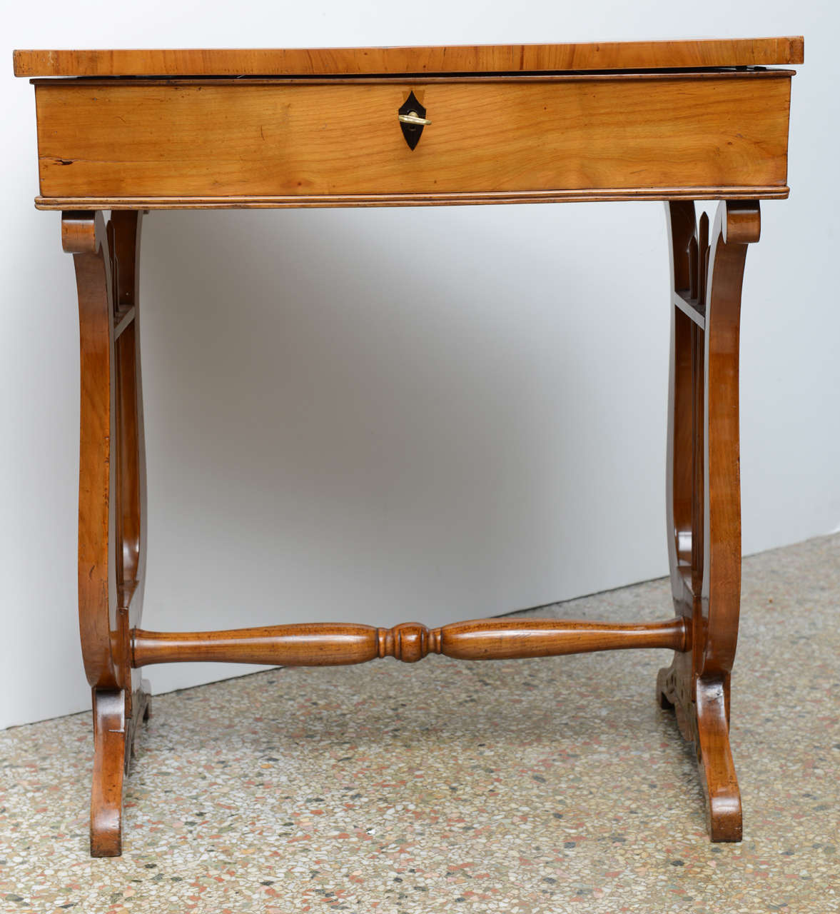 19th Century Austrian Biedermeier Work, Side, End, Center Table Circa 1820-30